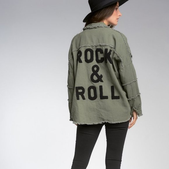 Elan Jackets & Blazers - NEW with tags Elan rock and roll Utility Jacket